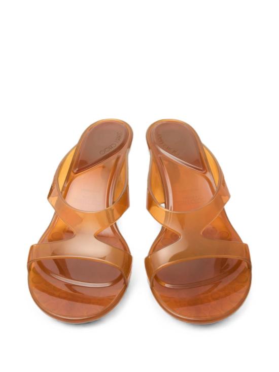 26FW 지미추 뮬/슬리퍼 JELLYDROP50 TPZAMBER ORANGE - JIMMY CHOO
