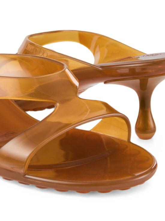 26FW 지미추 뮬/슬리퍼 JELLYDROP50 TPZAMBER ORANGE - JIMMY CHOO