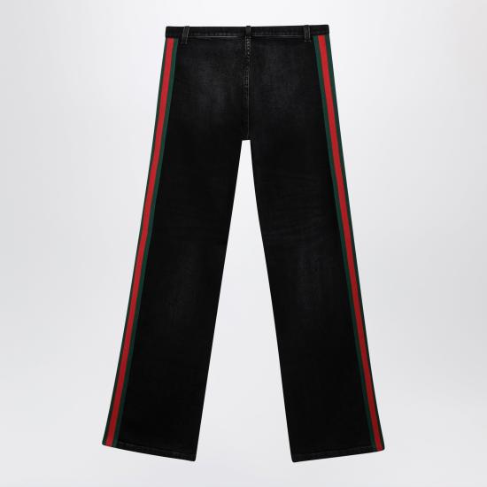 26FW 구찌 데님 팬츠 875555XDDID Black - GUCCI