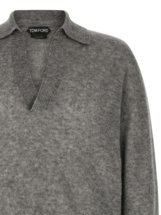 26FW 톰포드 스웨터 KPL058YMK126TAV Gray - TOMFORD
