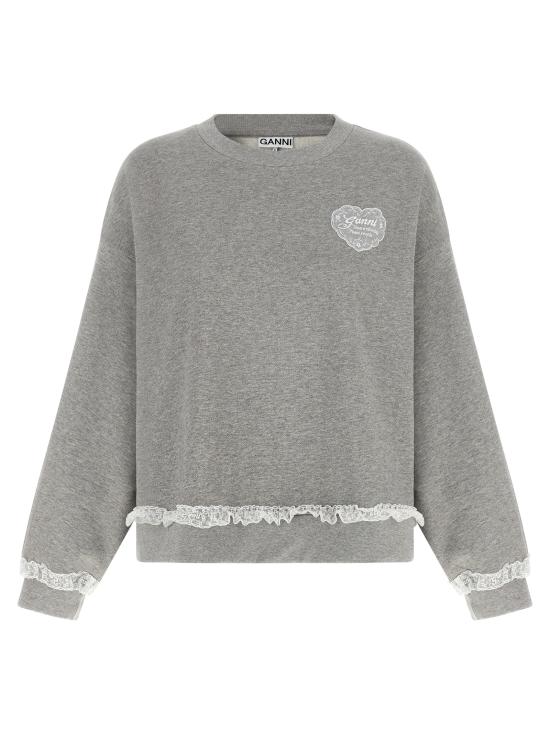 26FW 가니 긴팔 티셔츠 A1060070920 Gray
