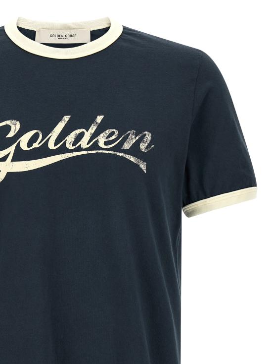 26FW 골든구스 반팔 티셔츠 GMP02761P0026248313483134 Blue - GOLDEN GOOSE