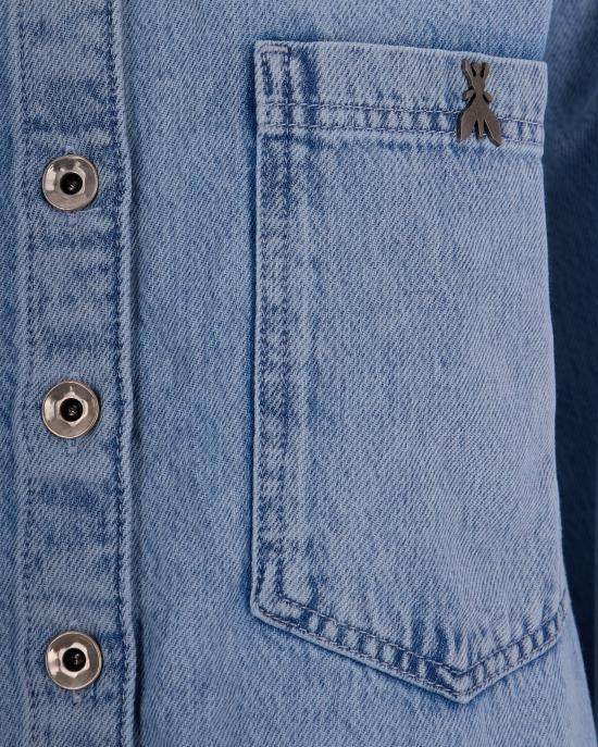 26SS 파트리지아페페 블라우스 8058701560615 LICHTBLUE - PATRIZIA PEPE