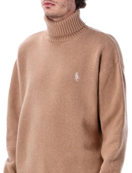 25FW 스포티앤리치 터틀넥 WS08265302BE02CAMEL Brown - SPORTY & RICH