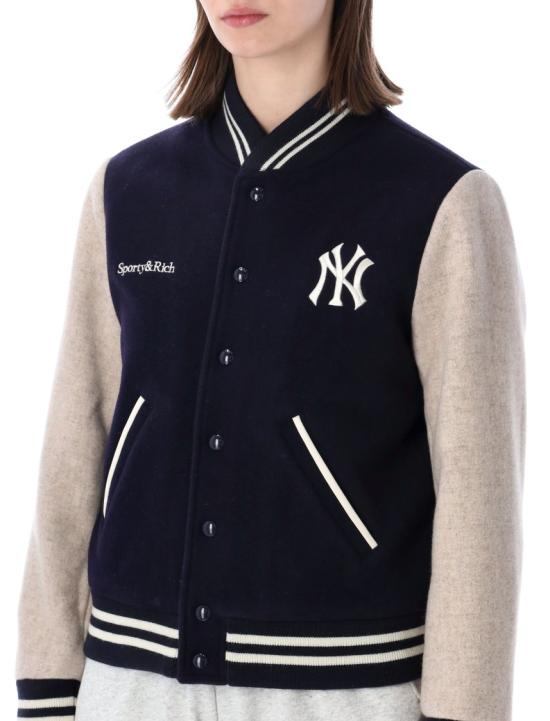 26SS 스포티앤리치 봄버 자켓 OW007610675BL1243978 Blue - SPORTY & RICH