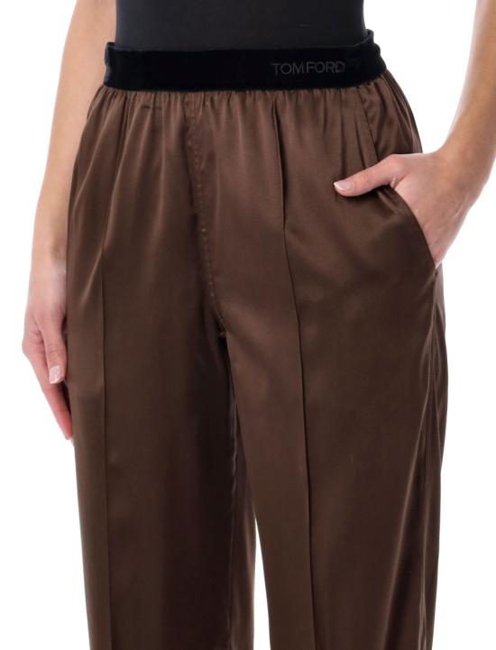 26SS 톰포드 스트레이트 팬츠 PAW683FAX881ECD Brown - TOMFORD