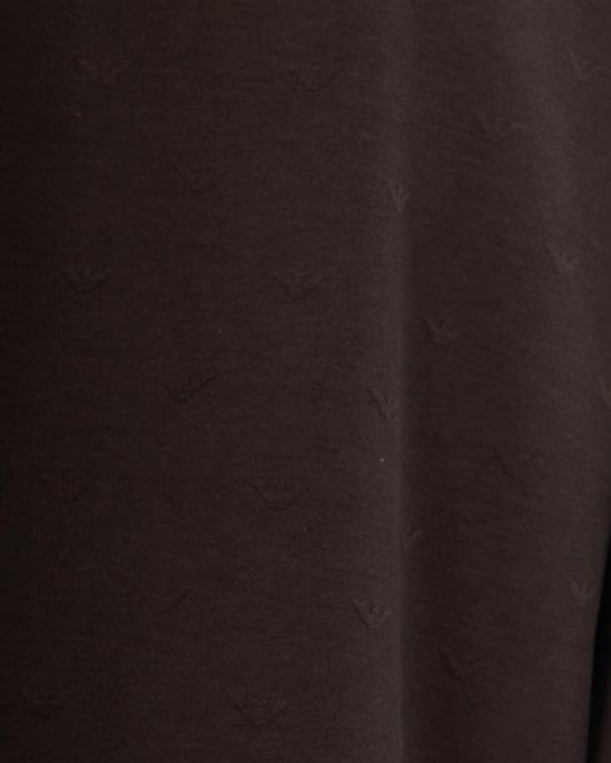 26SS 엠포리오 아르마니 후드 티셔츠 8056643712536 BROWN - EMPORIO ARMANI
