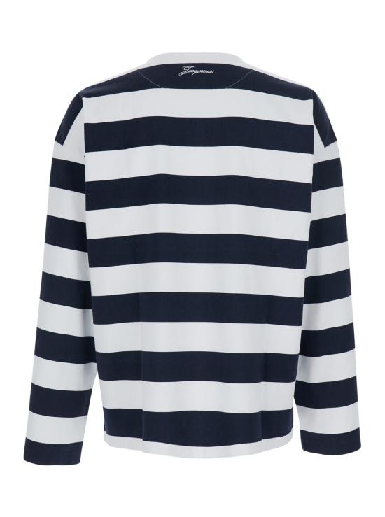 26FW 자크뮈스 긴팔 티셔츠 TSM00594AJ000453FR Blu - JACQUEMUS