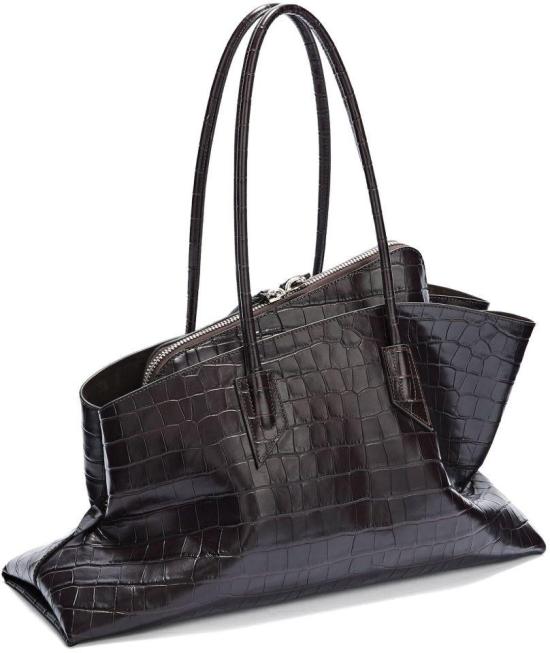 26FW 디 아티코 라 파세지아타 미디엄 탑 핸들 백 250WAH00054LBT021PR207 BROWN - THE ATTICO