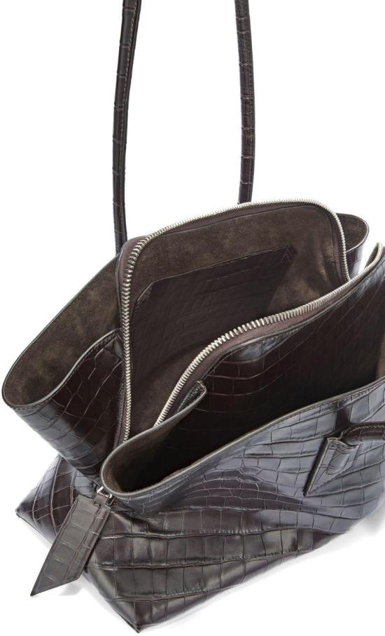 26FW 디 아티코 라 파세지아타 미디엄 탑 핸들 백 250WAH00054LBT021PR207 BROWN - THE ATTICO