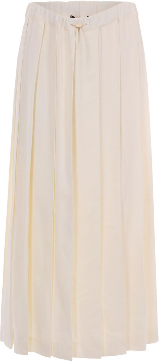 26SS 파비아나 필리피 롱 스커트 8058036169231 WHITE