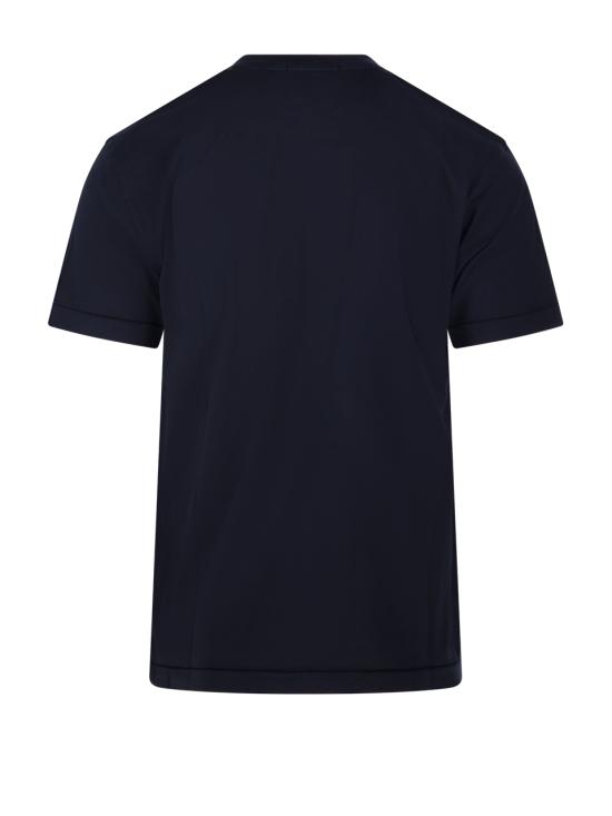 26FW 스톤 아일랜드 60/2 컴퍼스 패치 코튼 저지 슬림 핏 티셔츠 S152100027 S0013 V0020 NAVY BLUE - STONE ISLAND