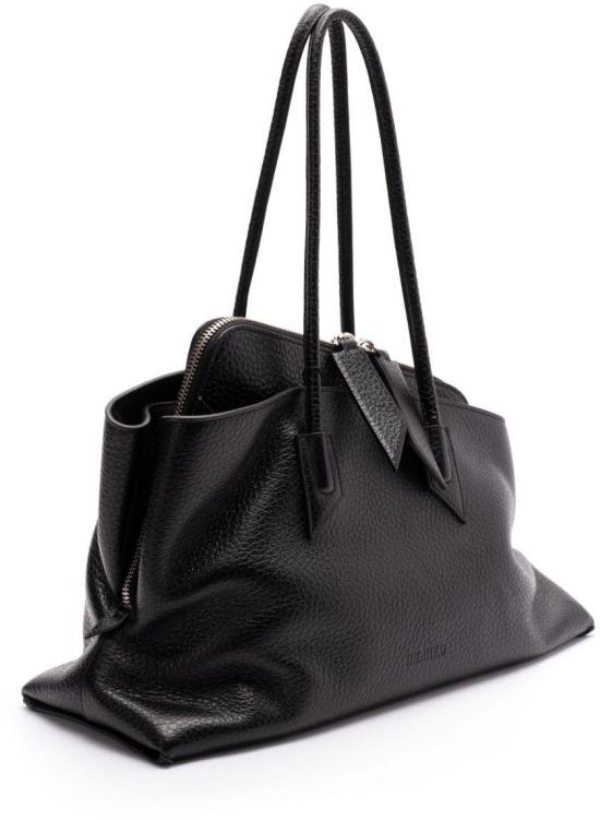 26FW 디 아티코 라 파세지아타 미디엄 탑 핸들 백 250WAH00054LBT117AA100 BLACK - THE ATTICO