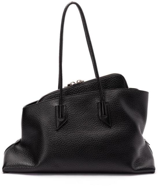 26FW 디 아티코 라 파세지아타 미디엄 탑 핸들 백 250WAH00054LBT117AA100 BLACK - THE ATTICO