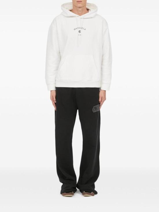 26SS MM6 메종마르지엘라 후드 티셔츠 SH2GU0031M25014101 White - MM6 MAISON MARGIELA