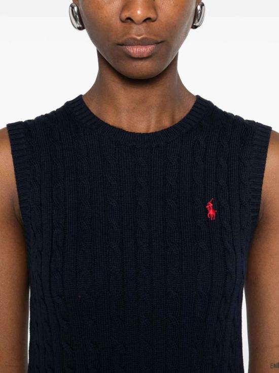 26SS 폴로 랄프로렌 민소매 티셔츠 211971882501 Dark Blue - POLO RALPH LAUREN