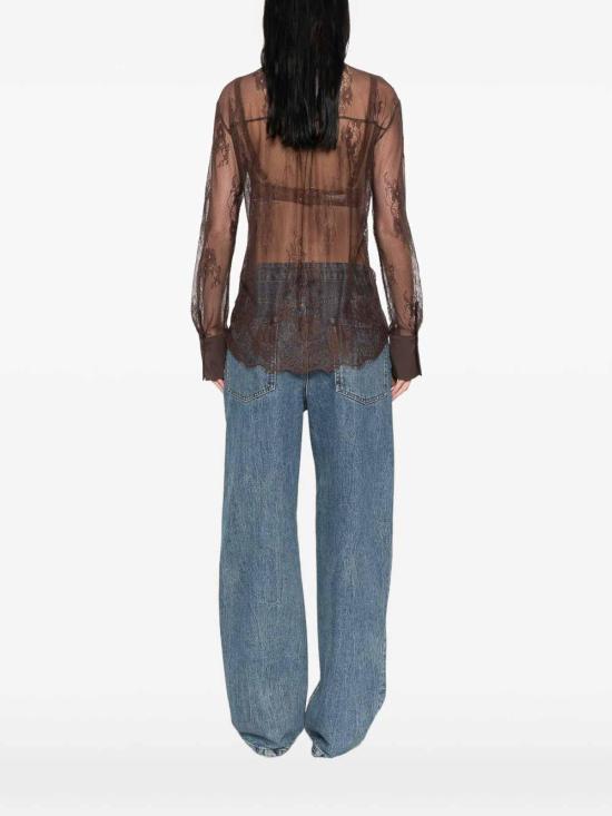 26SS 블루걸 셔츠 RA6155J390190913 Dark Brown - BLUGIRL