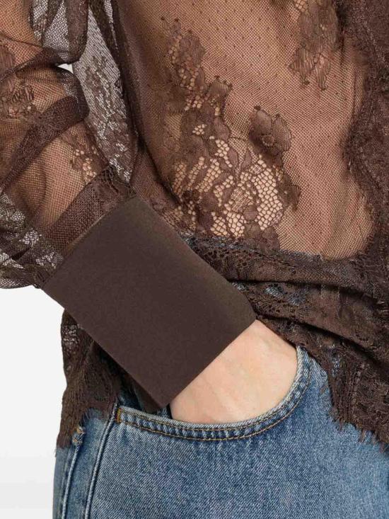 26SS 블루걸 셔츠 RA6155J390190913 Dark Brown - BLUGIRL