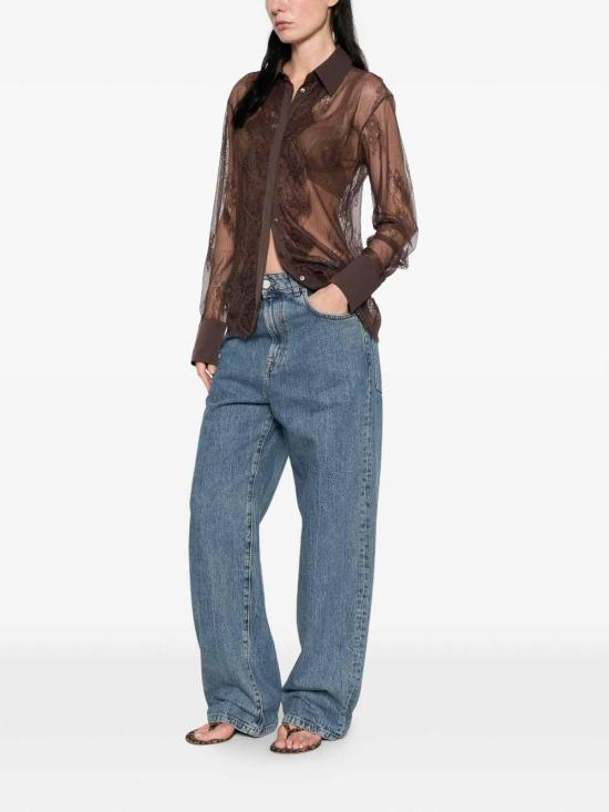 26SS 블루걸 셔츠 RA6155J390190913 Dark Brown - BLUGIRL