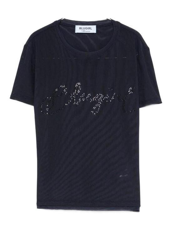 26SS 블루걸 반팔 티셔츠 RA6040J390393713 Black