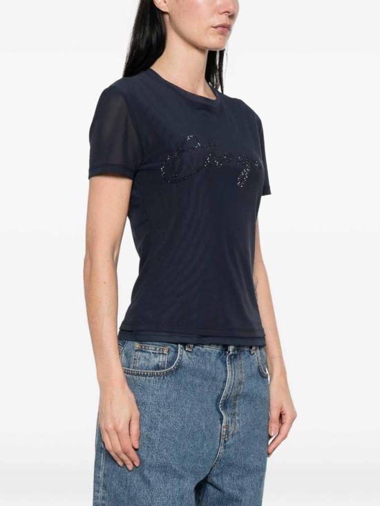26SS 블루걸 반팔 티셔츠 RA6040J390393713 Black - BLUGIRL