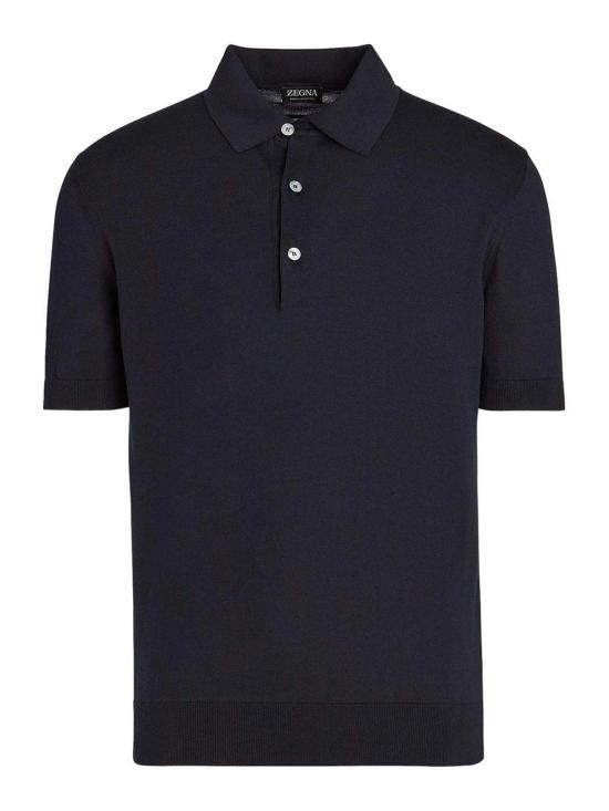 26SS 에르메네질도제냐 폴로 티셔츠 E8C90A7C32412 Blue
