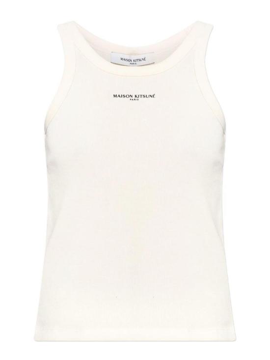 26SS 메종키츠네 민소매 티셔츠 QW00600KA00330063 BEIGE