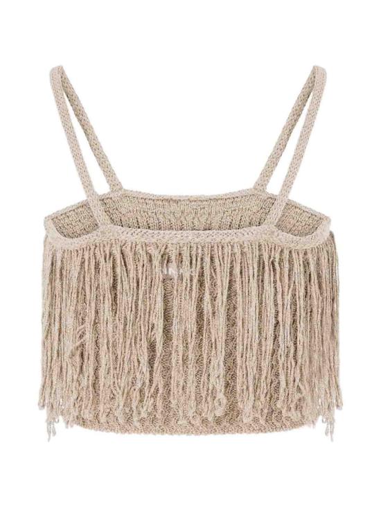 26SS 핑코 민소매 티셔츠 106961A3CII05 Beige - PINKO