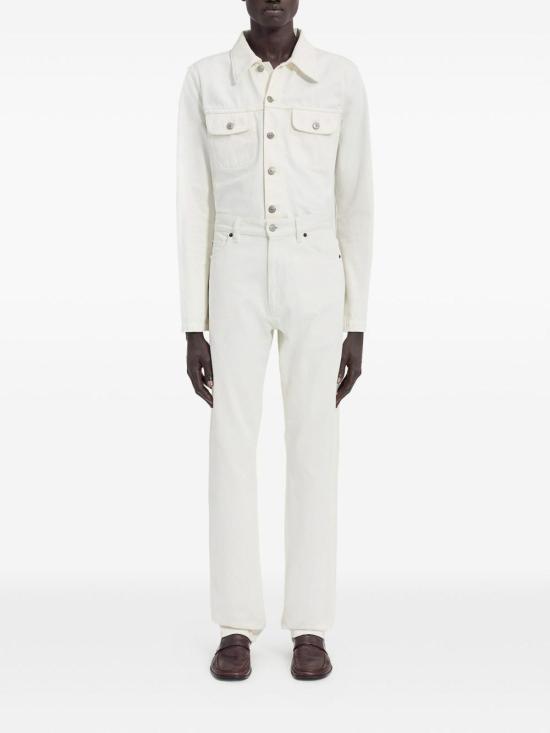 26SS MM6 메종마르지엘라 스트레이트 팬츠 SH2LA0056M30071101 White - MM6 MAISON MARGIELA
