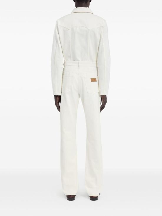 26SS MM6 메종마르지엘라 스트레이트 팬츠 SH2LA0056M30071101 White - MM6 MAISON MARGIELA