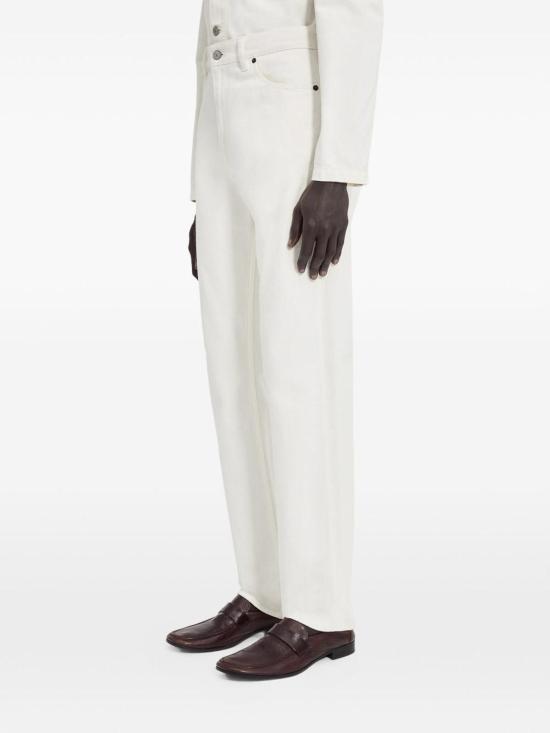 26SS MM6 메종마르지엘라 스트레이트 팬츠 SH2LA0056M30071101 White - MM6 MAISON MARGIELA