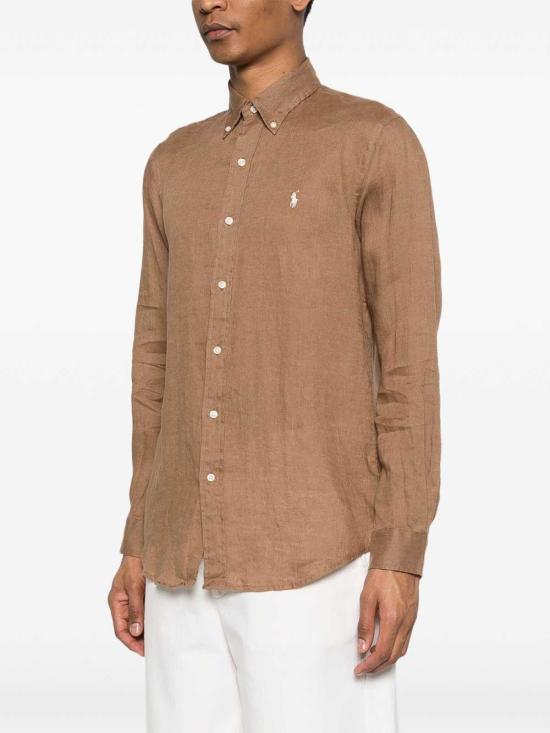 26SS 폴로 랄프로렌 셔츠 710966294505 Brown - POLO RALPH LAUREN