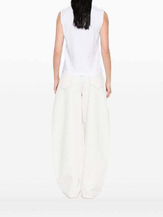 26SS 블루걸 민소매 티셔츠 RA6152J500311111 White - BLUGIRL