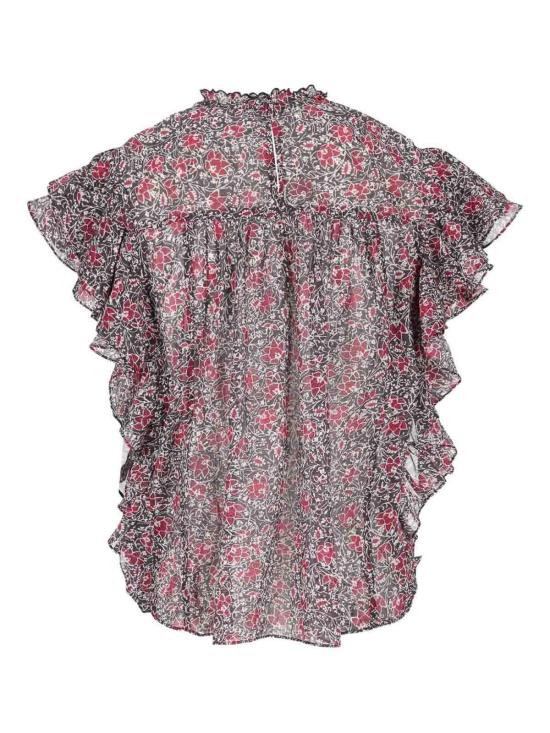 26SS 이자벨마랑에뚜왈 민소매 티셔츠 26PHT0816FCD1J14E86CY Dark Red - ISABEL MARANT ETOILE