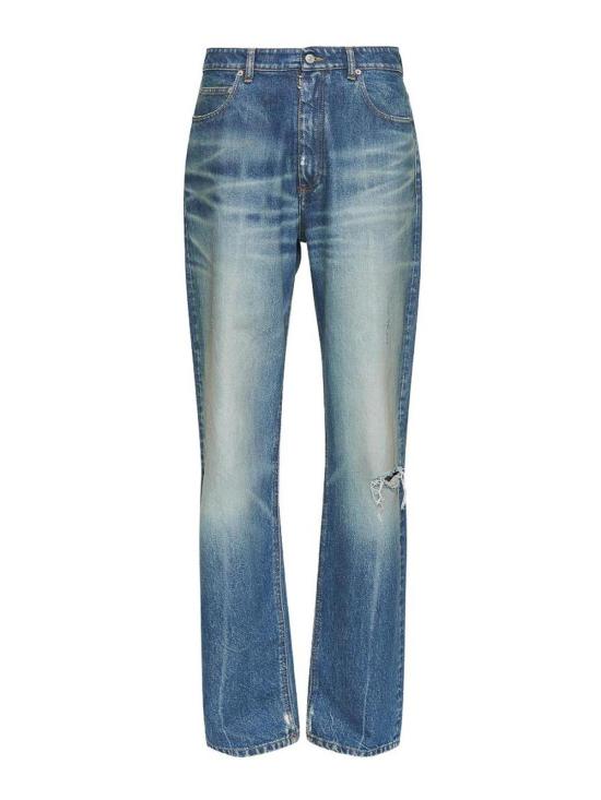 26SS MM6 메종마르지엘라 스트레이트 팬츠 SH2LA0054M30058961 Blue
