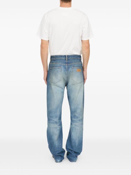 26SS MM6 메종마르지엘라 스트레이트 팬츠 SH2LA0054M30058961 Blue - MM6 MAISON MARGIELA