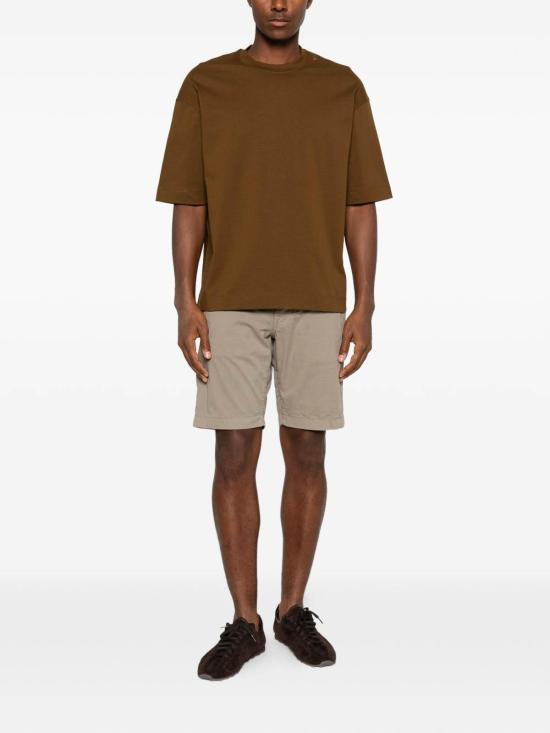 26SS 엠포리오 아르마니 반팔 티셔츠 EM005256AF24740U6203 Brown - EMPORIO ARMANI