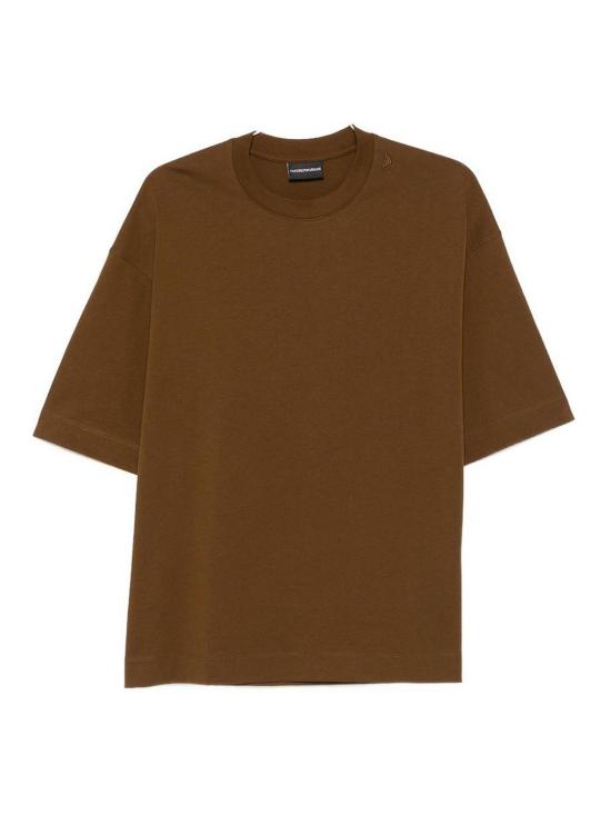 26SS 엠포리오 아르마니 반팔 티셔츠 EM005256AF24740U6203 Brown