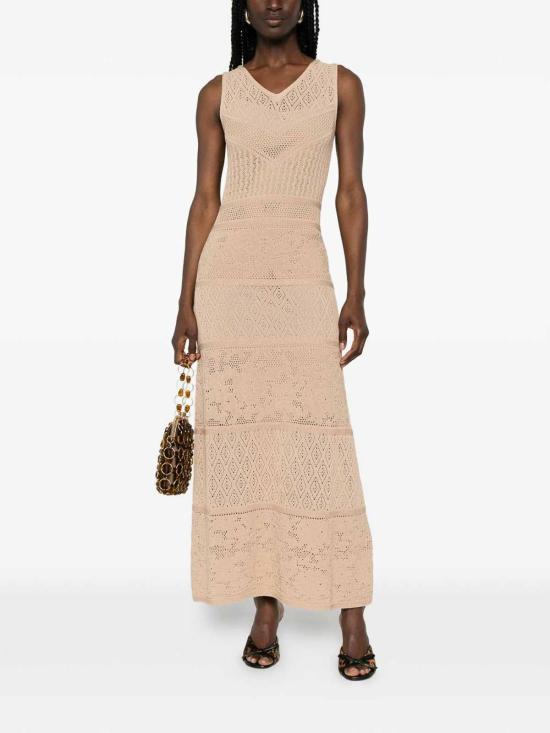 26SS 블루걸 미디 스커트 RA6083MA09S61212 Beige - BLUGIRL