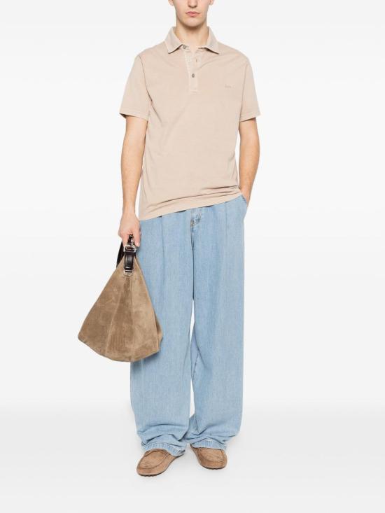 26SS 페이 폴로 티셔츠 NPMB252143TUY1C803 Beige - FAY