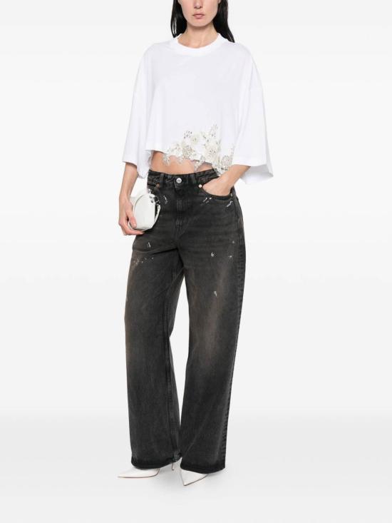 26SS 블루걸 반팔 티셔츠 RA6153JS00310601 White - BLUGIRL