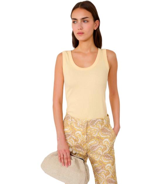 26SS 위켄드막스마라 민소매 티셔츠 2615941012690 007 XS Yellow - WEEKEND MAX MARA