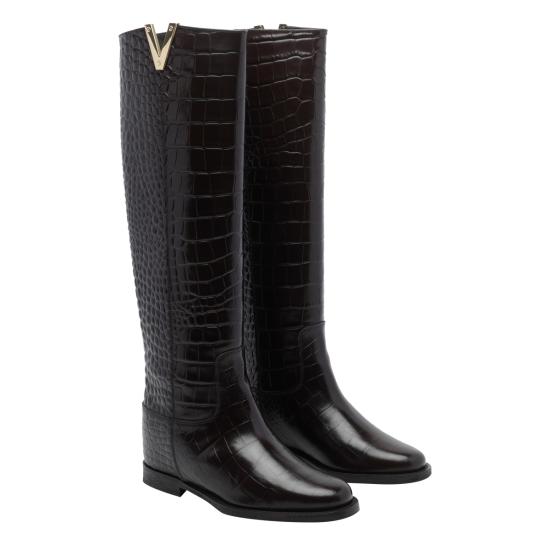 26FW 비아로마 부츠 3758 776TESTA DI MORO Brown - VIA ROMA