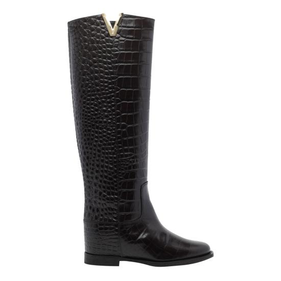26FW 비아로마 부츠 3758 776TESTA DI MORO Brown