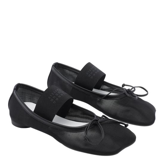 26FW MM6 메종마르지엘라 플랫 슈즈 S59WZ0101 P7138T8013 Black - MM6 MAISON MARGIELA