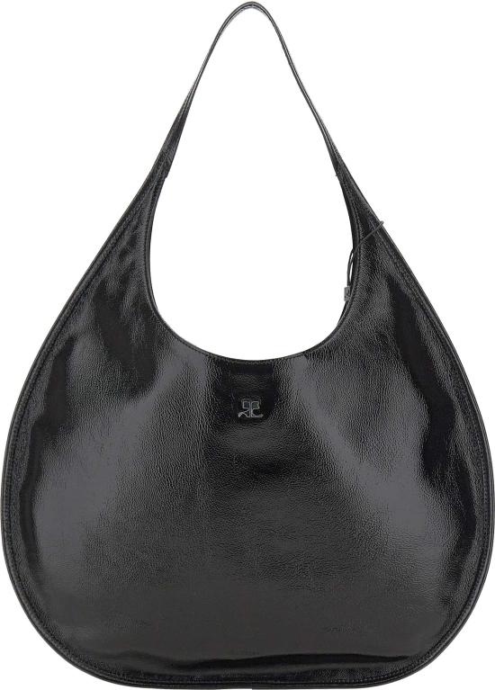 26FW 쿠레쥬 홀리 나츨랙 레더 토트백 126GSA210CR0043BLACK