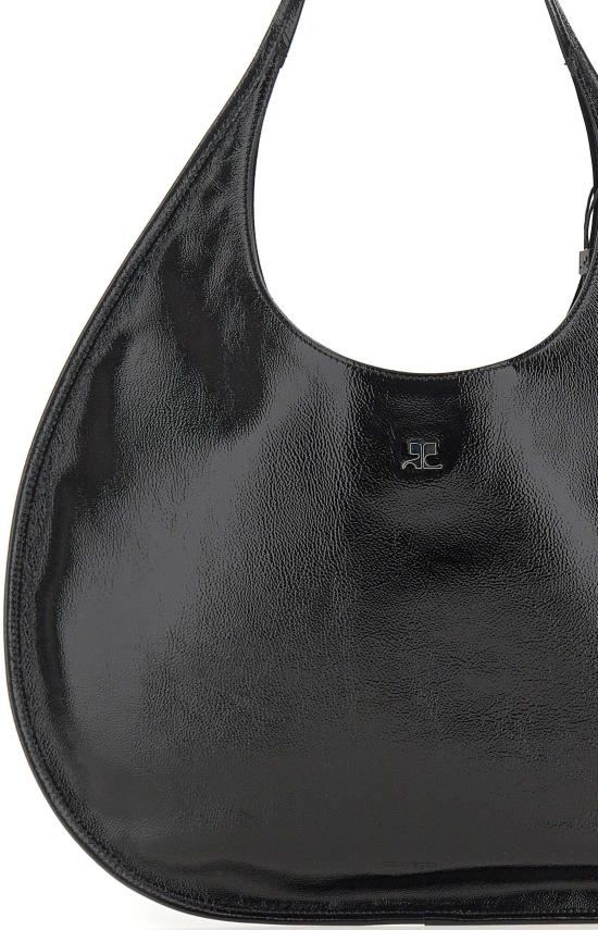 26FW 쿠레쥬 홀리 나츨랙 레더 토트백 126GSA210CR0043BLACK - COURREGES