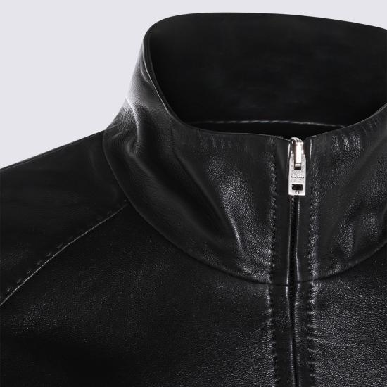 26SS 아크네 스튜디오 레더 자켓 B70168 900 BLACK - ACNE STUDIOS