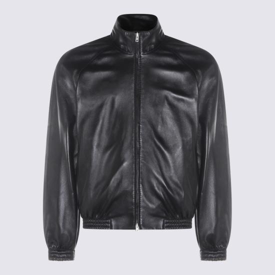 26SS 아크네 스튜디오 레더 자켓 B70168 900 BLACK - ACNE STUDIOS