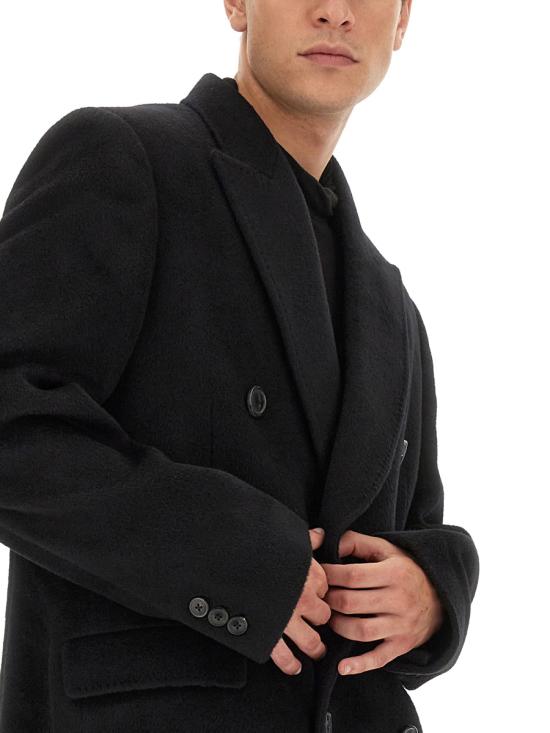 26FW 아워레가시 헤어리 울 웨일 코트 M4201WB BLACKHAIRYWOOL - OUR LEGACY
